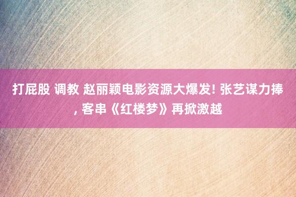 打屁股 调教 赵丽颖电影资源大爆发! 张艺谋力捧， 客串《红楼梦》再掀激越