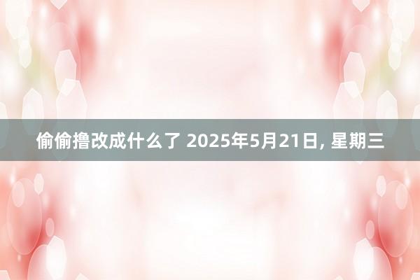 偷偷撸改成什么了 2025年5月21日， 星期三