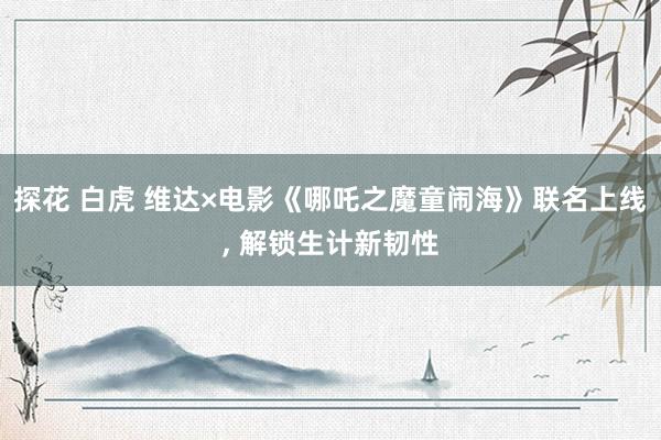 探花 白虎 维达×电影《哪吒之魔童闹海》联名上线， 解锁生计新韧性